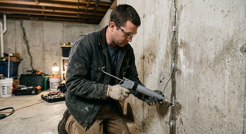 Basement Crack Repair in San Bernardino, CA