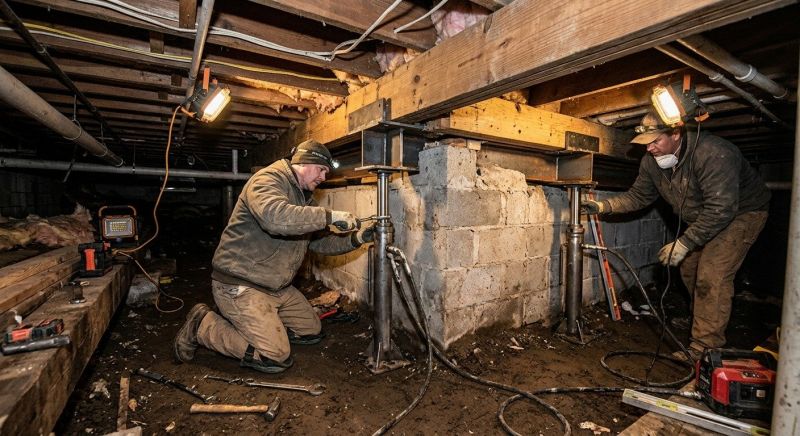 Basement Foundation Repair in Big Bear Lake, CA