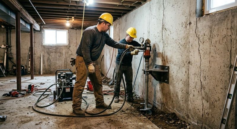 Basement Stabilization in San Bernardino, CA