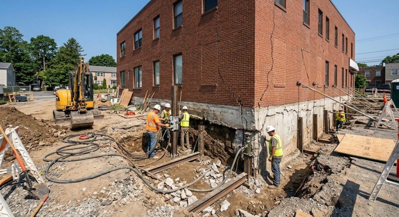 Building Foundation Repair in Highland, CA