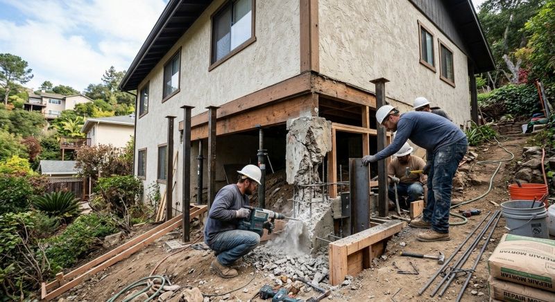 Concrete Foundation Repair in Big Bear Lake, CA