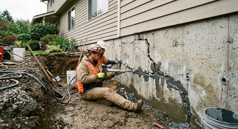 Cracked Foundation Repair in Bloomington, CA