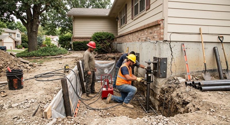 Cracked Foundation Repair in Bloomington, CA