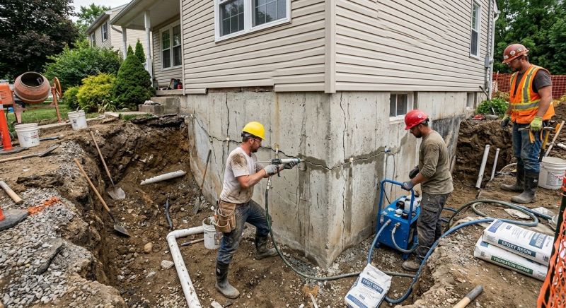 Cracked Foundation Repair in Colton, CA