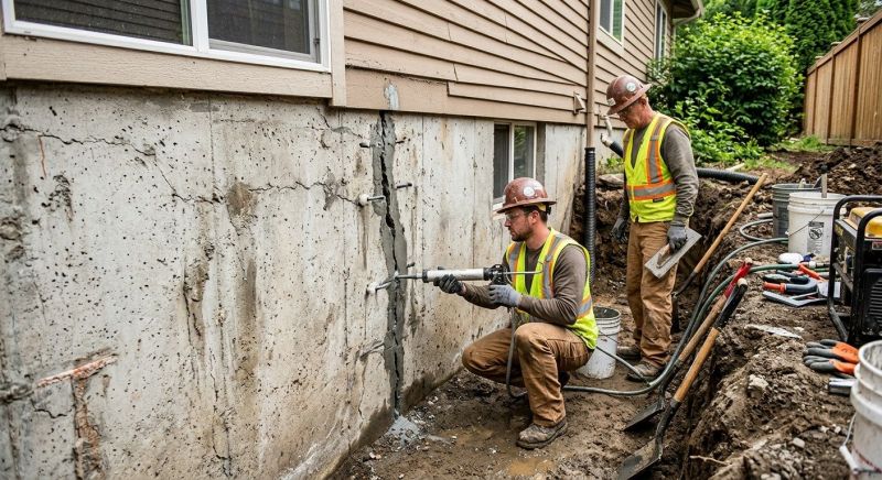 Cracked Foundation Repair in Redlands, CA