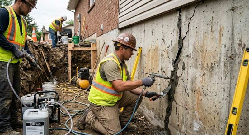 Cracked Foundation Repair in Running Springs, CA