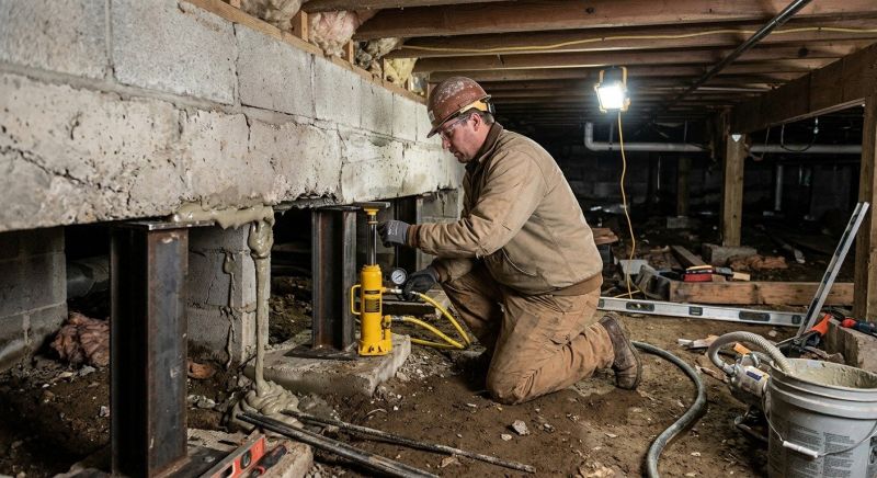 Crawl Space Leveling in San Bernardino, CA