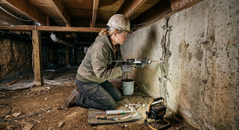 Crawlspace Foundation Repair in Fontana, CA