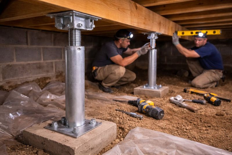 Crawlspace Structural Repair in San Bernardino, CA