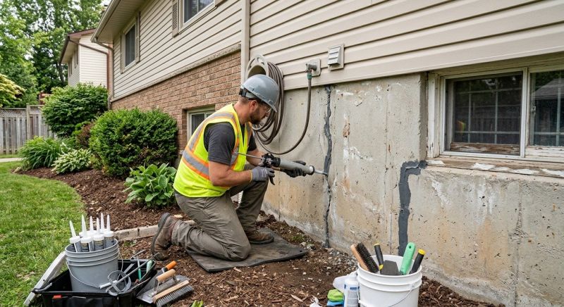 Foundation Crack Sealing in San Bernardino, CA