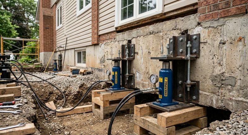 Foundation Jacking in Lake Arrowhead, CA