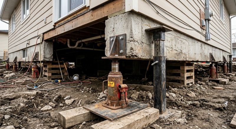 Foundation Jacking in Lake Arrowhead, CA