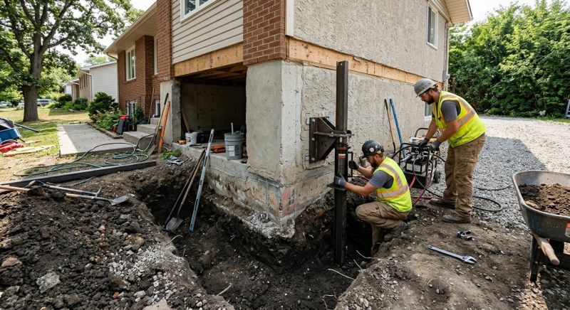 Foundation Pier Repair in San Bernardino, CA