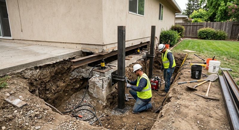 Foundation Pier Repair in San Bernardino, CA