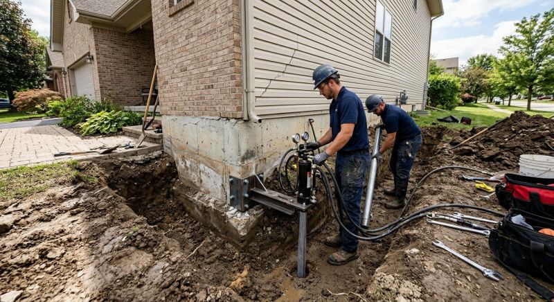 Foundation Settlement Repair in San Bernardino, CA