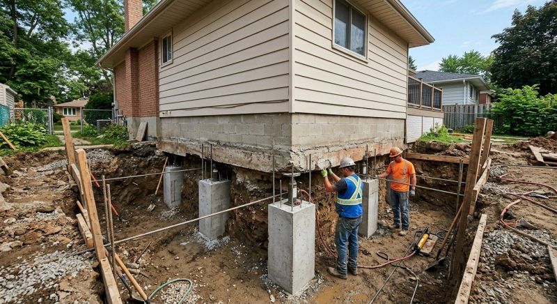Foundation Underpinning in San Bernardino, CA