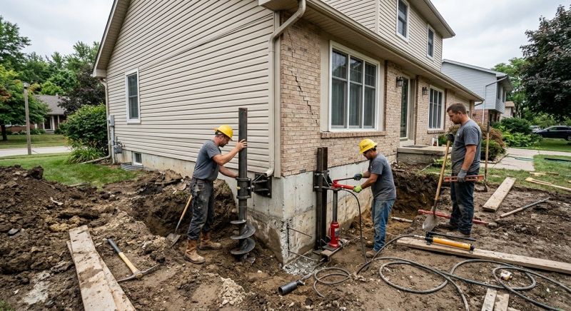 House Foundation Repair in Upland, CA