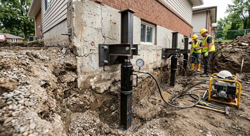 Sinking Foundation Lifting in San Bernardino, CA