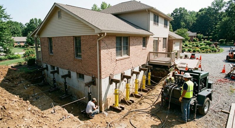 Sinking Foundation Lifting in San Bernardino, CA