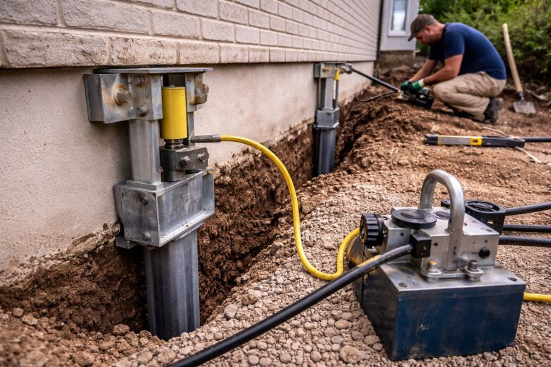 Sinking Foundation Repair in Hesperia, CA