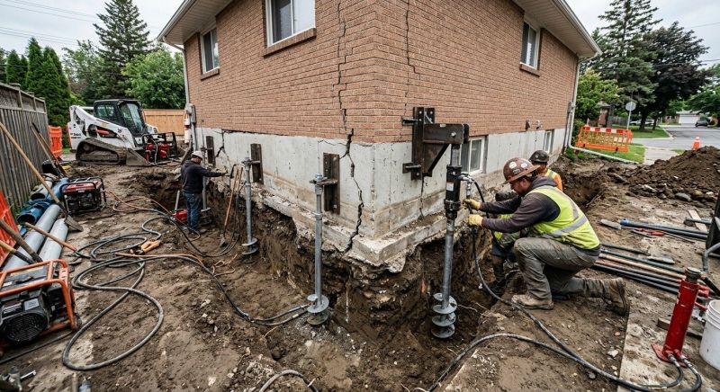 Sinking Foundation Repair in Rancho Cucamonga, CA