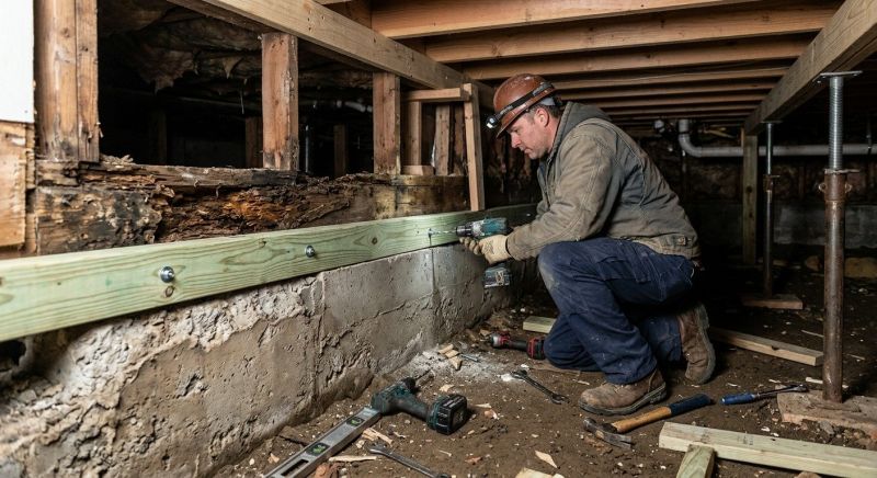 Sinking Foundation Repair in Upland, CA